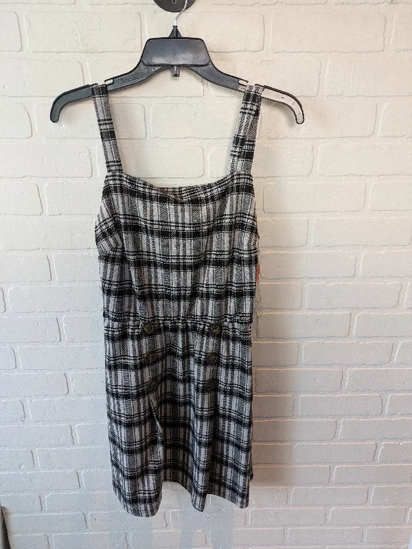 Dress Casual Short By Auw In Black White, Size: L