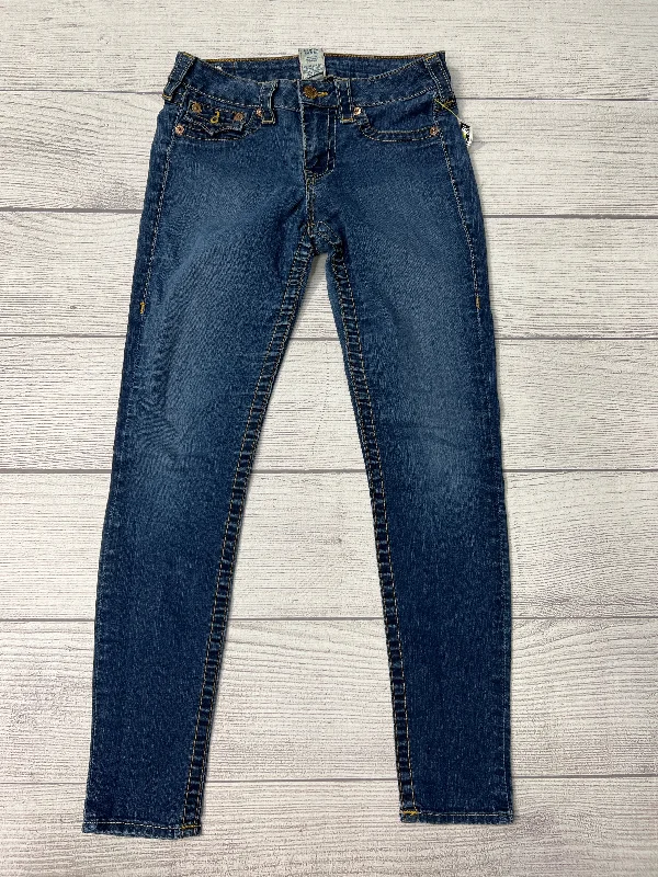 Jeans Designer By True Religion In Denim, Size: 8