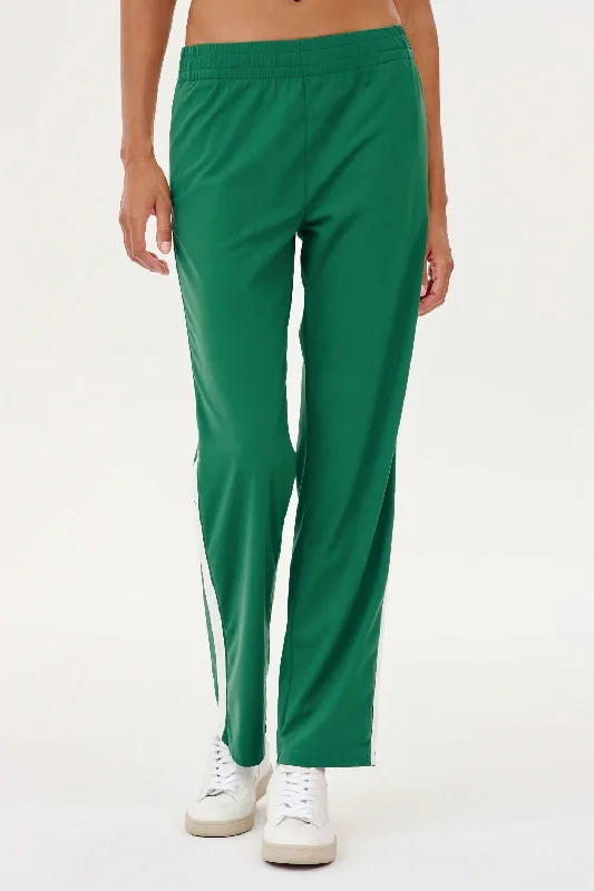 Max Rigor Track Pant In Arugula/white