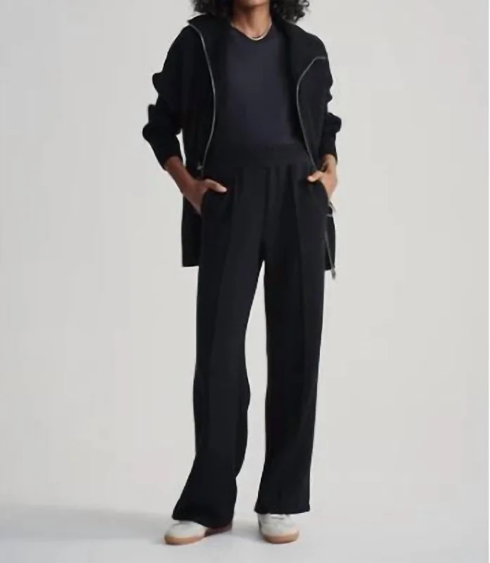 The Wide Leg Pant 30" In Black